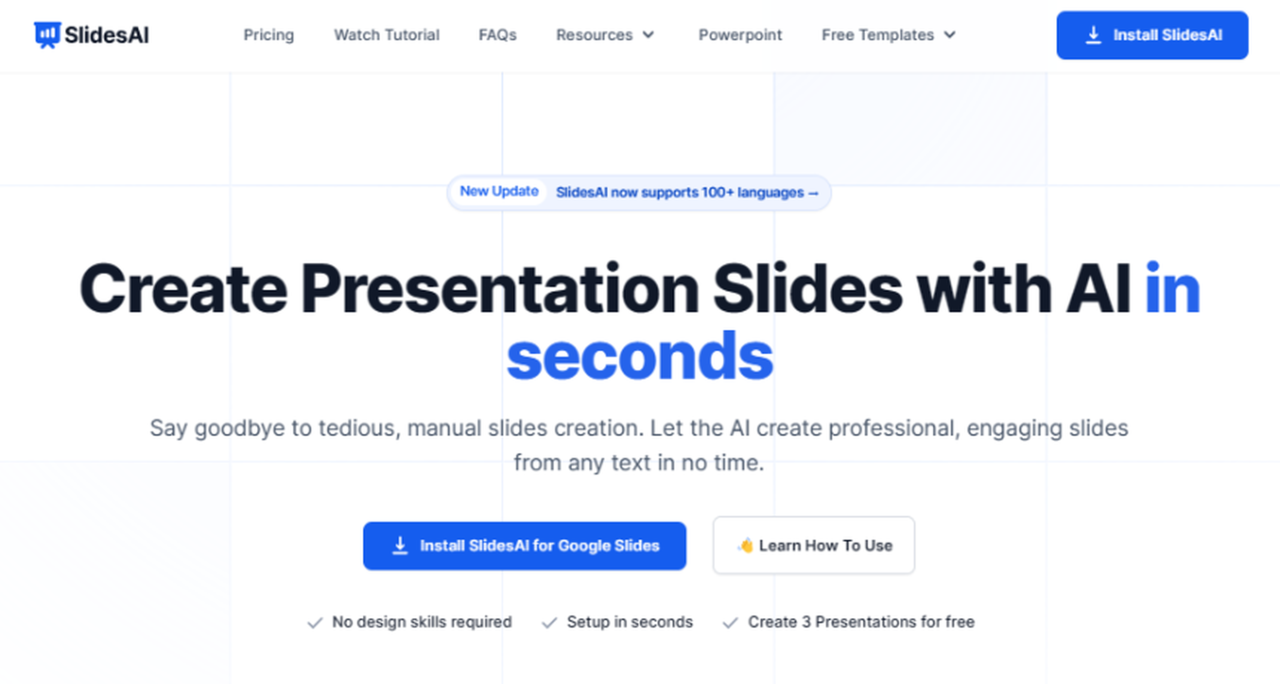 Slides AI: AI-Powered Presentation Creation | Top AI Tools