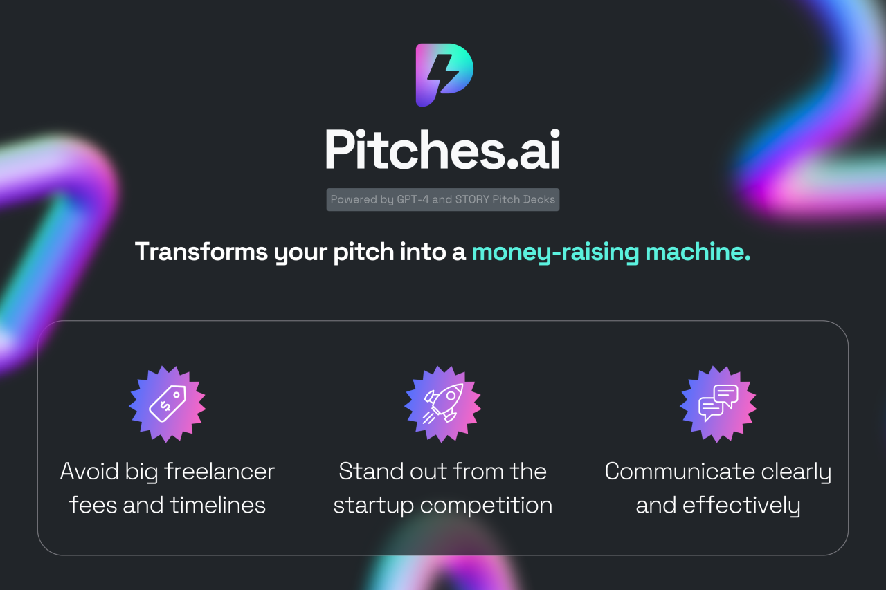 Pitches.ai: Create a Billion-Dollar Deck with the Power of AI | STORY ... Pitches.ai: Create a Billion-Dollar Deck with the Power of AI | STORY ...