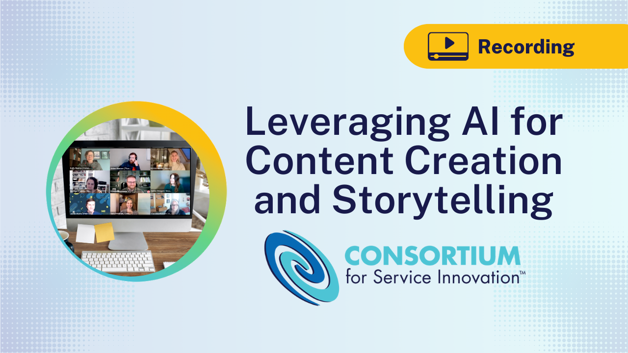Leverage AI for Content Creation and Storytelling - Consortium for ...