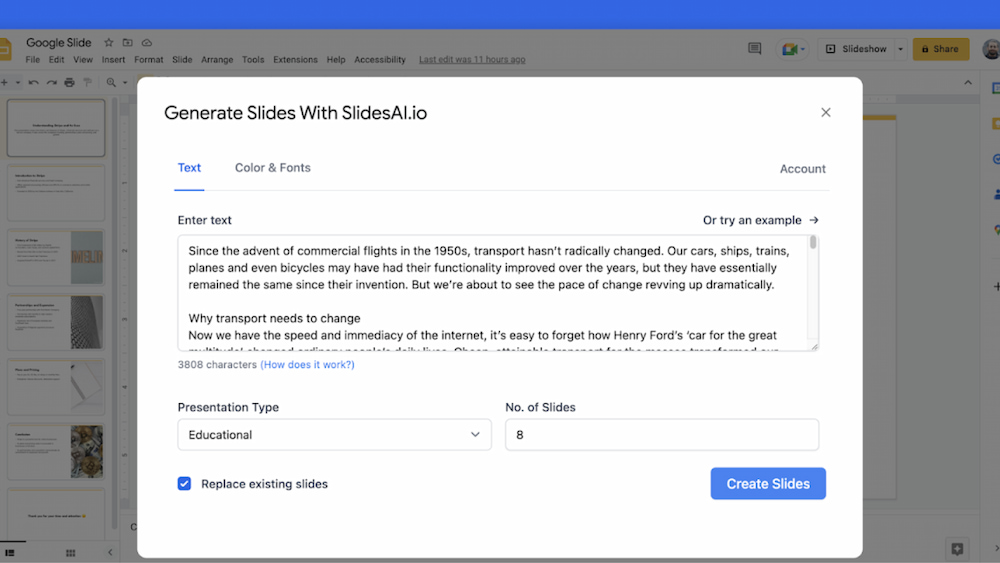 MagicSlides - Create Presentation Slides with AI