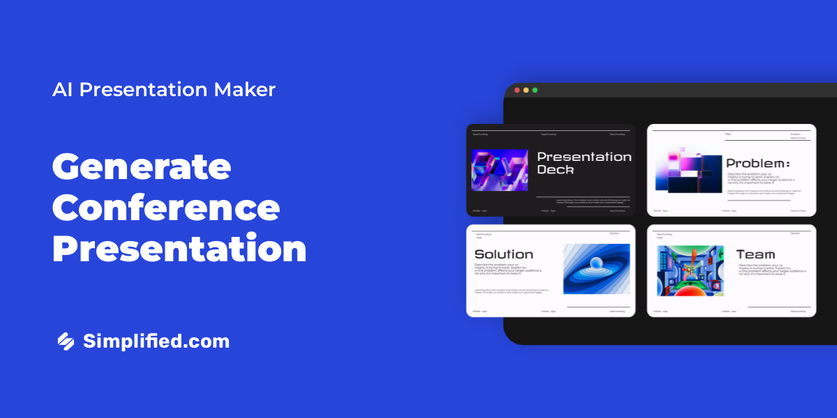 Use AI to Generate Free Presentation on Conference Use AI to Generate Free Presentation on Conference