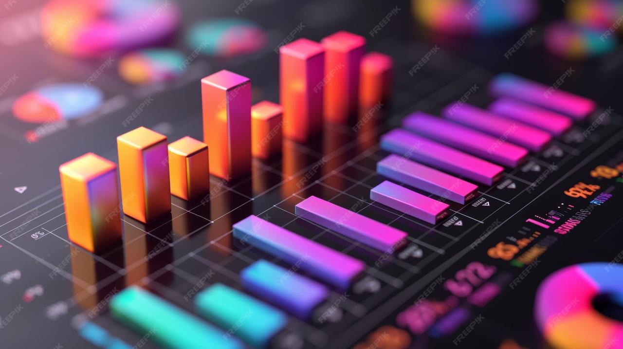 Infographic Design with Bar Charts for Easy Data Understanding ...