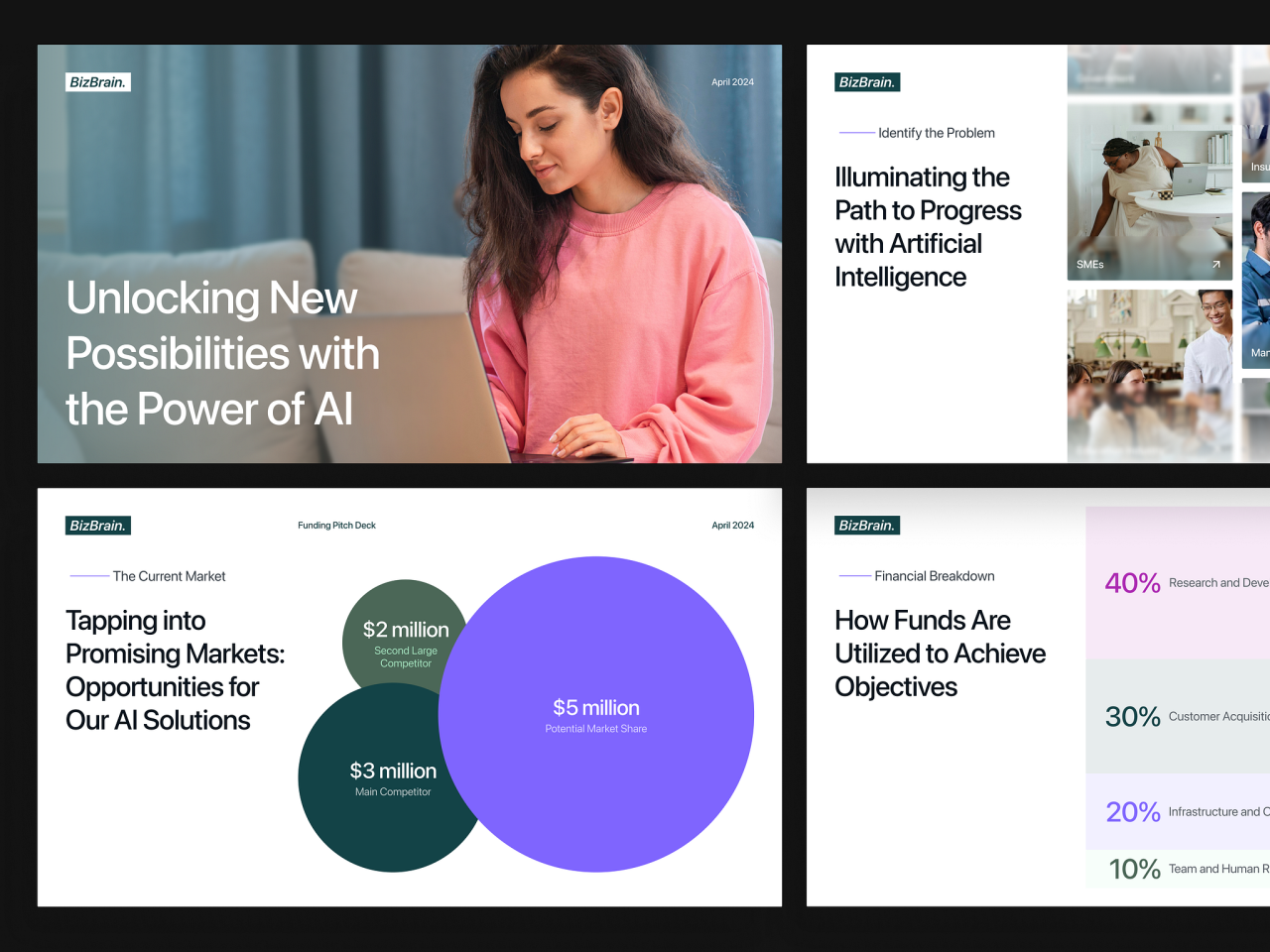 Pitch Deck for AI Company by MA for Keitoto on Dribbble