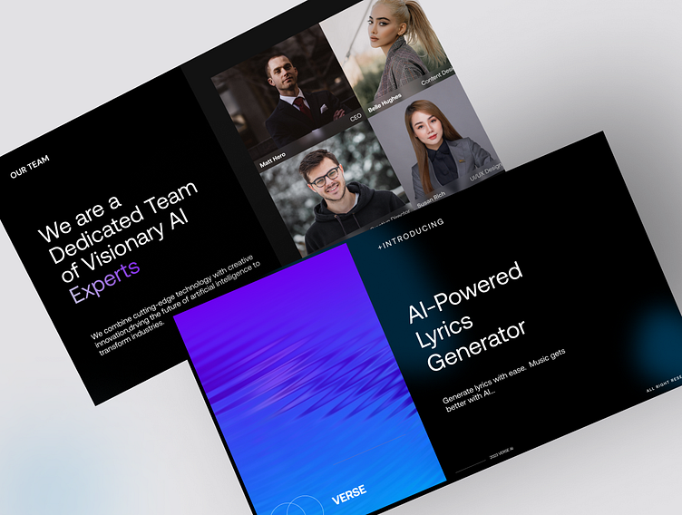 Pitch Deck for AI Company by MA for Keitoto on Dribbble