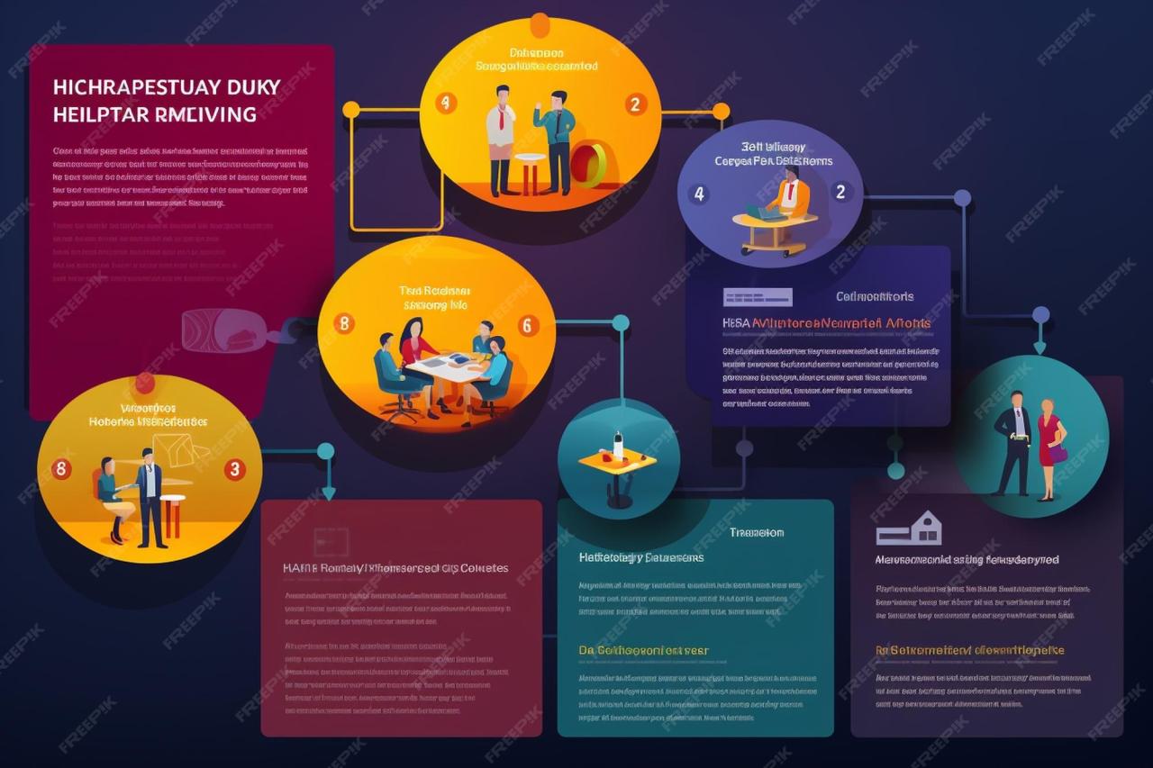 Premium Photo | Vibrant infographic outlining the steps to Generative ai Premium Photo | Vibrant infographic outlining the steps to Generative ai